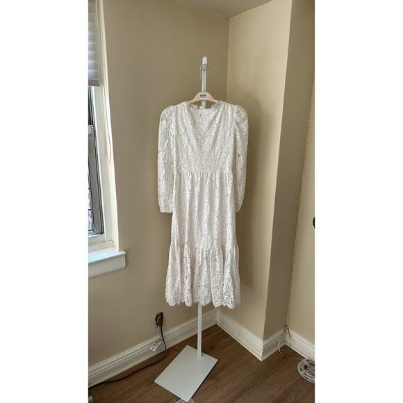 NWOT Generation Love Mariella Lace Midi Dress in White size XS - Picture 7 of 8